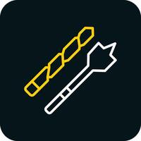 Drill bit Vector Icon Design