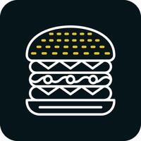Cesar Burger Vector Icon Design