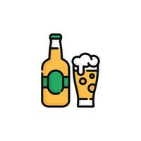Beer vector illustration isolated on white background. Beer icon