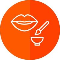 Lip Exfoliator Vector Icon Design