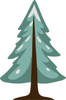 Pine trees freehand drawing png
