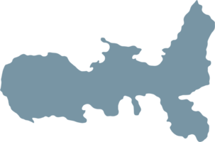 rabisco à mão livre desenhando do Elba ilha mapa. png