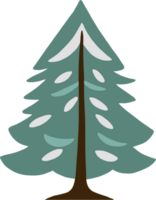 Pine trees freehand drawing png