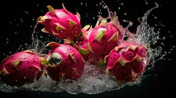 AI Generative a photo of dragonfruit