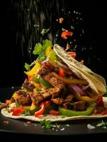 AI Generative a photo of fajitas