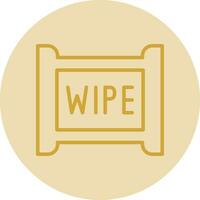 Makeup Wipes Vector Icon Design