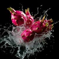 AI Generative a photo of dragonfruit