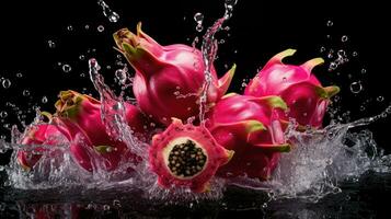 AI Generative a photo of dragonfruit