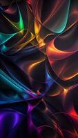 Abstract lines and shapes of geometric intensity color background photo