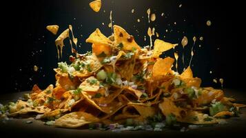 AI Generative a photo of nachos