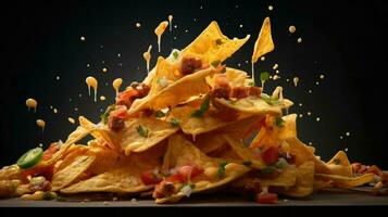 AI Generative a photo of nachos