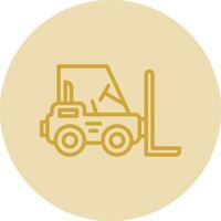 Forklift Vector Icon Design