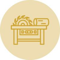 Sawmill Vector Icon Design