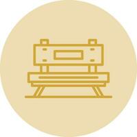 Bench Vector Icon Design