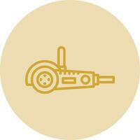 Angle grinder Vector Icon Design
