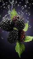 AI Generative a photo of blackberry