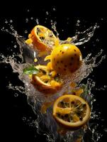 AI Generative a photo of passionfruit