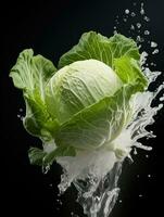 AI Generative a photo of cabbage