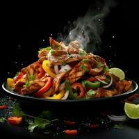 AI Generative a photo of fajitas