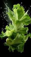 AI Generative a photo of lettuce