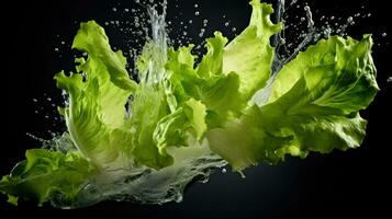 AI Generative a photo of lettuce