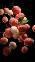 AI Generative a photo of lychee