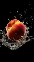AI Generative a photo of nectarine