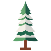 Christmas tree element for winter holiday png