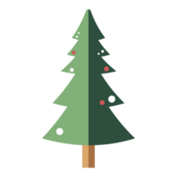 Christmas tree element for winter holiday png