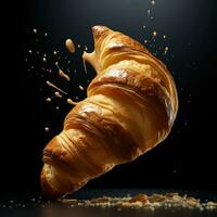 AI Generative a photo of croissant