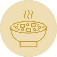 Miso Soup Vector Icon Design