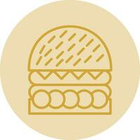 BLT Sandwich Vector Icon Design