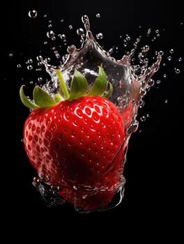 AI Generative a photo of strawberry
