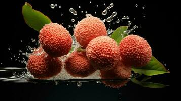 AI Generative a photo of lychee