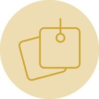 Sticky Notes Vector Icon Design