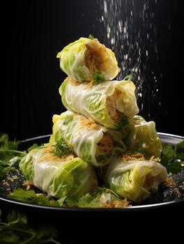 AI Generative a photo of cabbage rolls