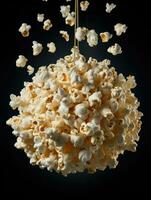 AI Generative a photo of popcorn