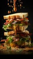 AI Generative a photo of sandwich