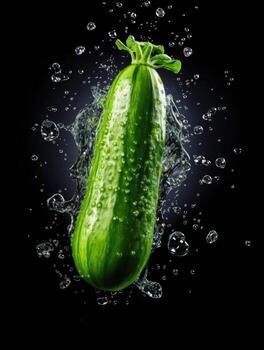 AI Generative a photo of cucumber
