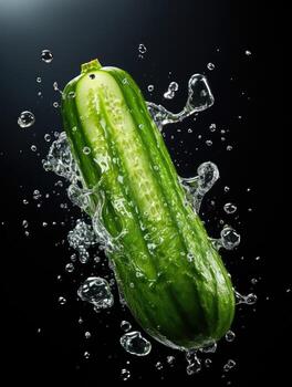 AI Generative a photo of cucumber