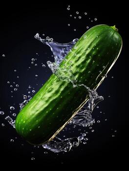 AI Generative a photo of cucumber