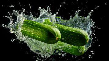 AI Generative a photo of cucumber