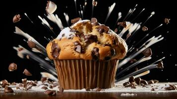 AI Generative a photo of muffin