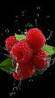 AI Generative a photo of raspberry