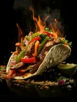 AI Generative a photo of fajitas