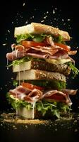 AI Generative a photo of sandwich