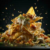 a photo of nachos