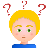 boy with question mark png