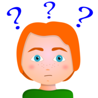 boy with question mark png