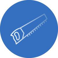 Hand saw Vector Icon Design